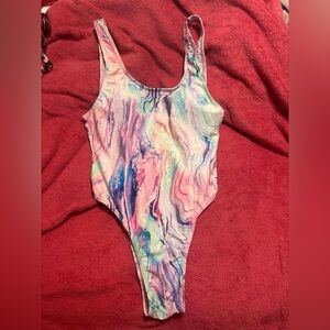 Colorful Swirl Women's One Piece Swimsuit